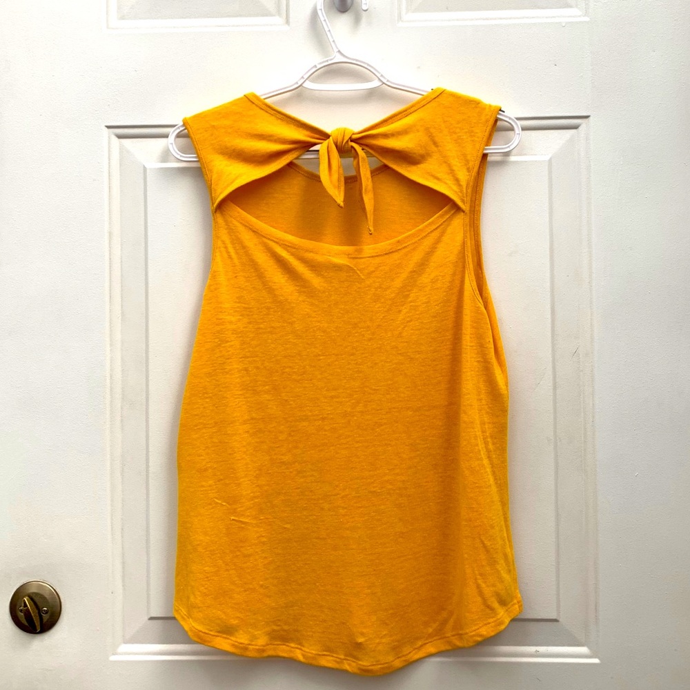 Old Navy 
Tie Back Tank Top
Color: Yellow
Size: Small